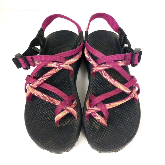 Chaco Shoes - CHACO MULTI COLORED VIBRAM HIKING SANDALS SZ 8